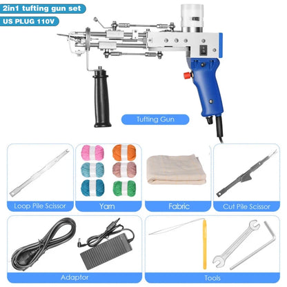 2 in 1 Tufting  loop/ cut pile